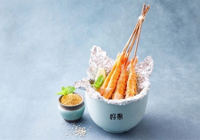 锡纸焗鲜虾